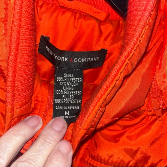 New York and company women’s puffer jacket sz sm - Picture 5 of 5